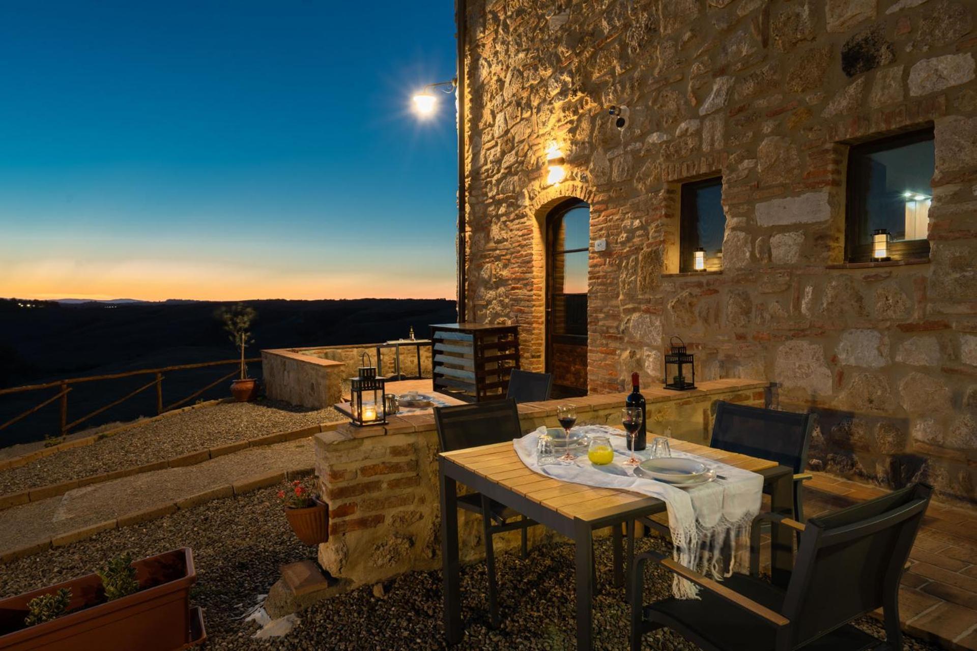 Podere Fossaccio Casa Pino Asciano Eksteriør bilde